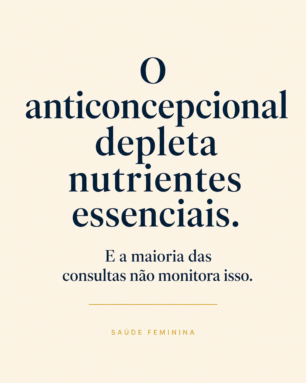 Anticoncepcional e Depleção Nutricional: O Que Monitorar e Suplementar